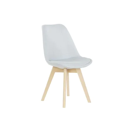 Chair DKD Home Decor 48 x 56 x 83 cm Foam Beige Blue Beech by DKD Home Decor, Chairs - Ref: S3043985, Price: 59,07 €, Discoun...