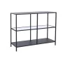 Console DKD Home Decor Preto Metal Cristal 100 x 35 x 80 cm de DKD Home Decor, Jogos de móveis - Ref: S3044014, Preço: 118,27...