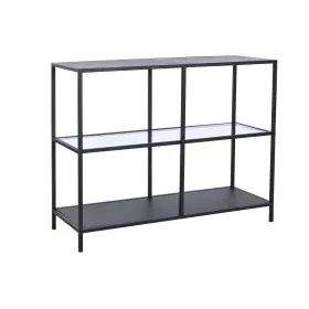 Console DKD Home Decor Black Metal Crystal 100 x 35 x 80 cm by DKD Home Decor, Tables - Ref: S3044014, Price: 133,18 €, Disco...