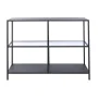 Console DKD Home Decor Preto Metal Cristal 100 x 35 x 80 cm de DKD Home Decor, Jogos de móveis - Ref: S3044014, Preço: 118,27...