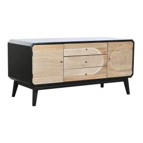 Meubles de télévision DKD Home Decor 120 x 50 x 58 cm Noir Bois de DKD Home Decor, Tables et supports de télévision - Réf : S...