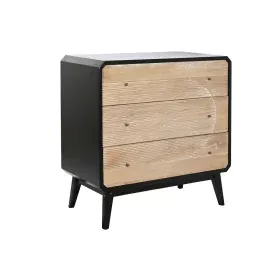 Caisson à Tiroirs DKD Home Decor Noir Bois Moderne (80 x 40 x 79,5 cm) de DKD Home Decor, Commodes - Réf : S3044038, Prix : 2...