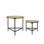 Set of 2 tables DKD Home Decor Black 64 x 64 x 55 cm 62 x 62 x 55,5 cm by DKD Home Decor, Tables - Ref: S3044085, Price: 163,...