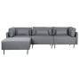 Canapé chaise longue DKD Home Decor Gris Métal Moderne 276 x 152,5 x 84 cm de DKD Home Decor, Canapés et divans - Réf : S3044...