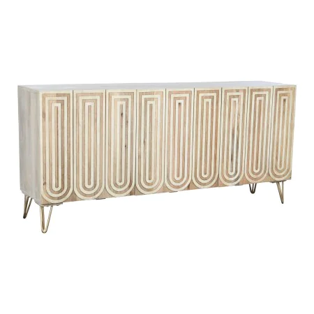 Sideboard DKD Home Decor 160 x 38 x 75 cm Golden Wood White Light brown by DKD Home Decor, Sideboards - Ref: S3044107, Price:...