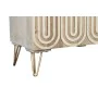 Aparador DKD Home Decor 160 x 38 x 75 cm Dourado Madeira Branco Marrom claro de DKD Home Decor, Armários e aparadores - Ref: ...