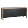 Aparador DKD Home Decor 177 x 38 x 75 cm Natural Preto Madeira de DKD Home Decor, Armários e aparadores - Ref: S3044108, Preç...