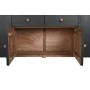 Buffet DKD Home Decor 177 x 38 x 75 cm Naturel Noir Bois de DKD Home Decor, Buffets, crédences et vaisseliers - Réf : S304410...