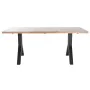 Mesa de Jantar DKD Home Decor Natural Preto Metal 180 x 90 x 75 cm de DKD Home Decor, Jogos de móveis - Ref: S3044113, Preço:...