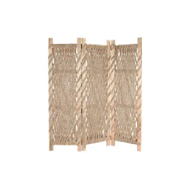 Folding screen DKD Home Decor 151 x 2,5 x 183 cm Mango wood Jute by DKD Home Decor, Panel Screens - Ref: S3044115, Price: 310...