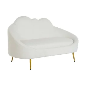 Sofa DKD Home Decor White Mustard Metal Clouds Scandi 155 x 75 x 92 cm by DKD Home Decor, Sofas & Couches - Ref: S3044125, Pr...