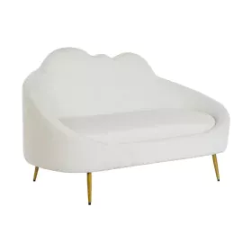 Sofá DKD Home Decor Blanco Mostaza Metal Nubes Scandi 155 x 75 x 92 cm de DKD Home Decor, Sofás - Ref: S3044125, Precio: 408,...