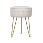 Repose-pied DKD Home Decor 34,5 x 34,5 x 48 cm Métal Blanc Moderne de DKD Home Decor, Poufs et repose-pieds - Réf : S3044134,...