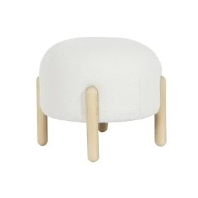 Repose-pied DKD Home Decor 45 x 45 x 36 cm Bois Blanc de DKD Home Decor, Poufs et repose-pieds - Réf : S3044136, Prix : 51,93...