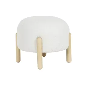 Repousa pés DKD Home Decor 45 x 45 x 36 cm Madeira Branco de DKD Home Decor, Pufes e repousa-pés - Ref: S3044136, Preço: 45,5...