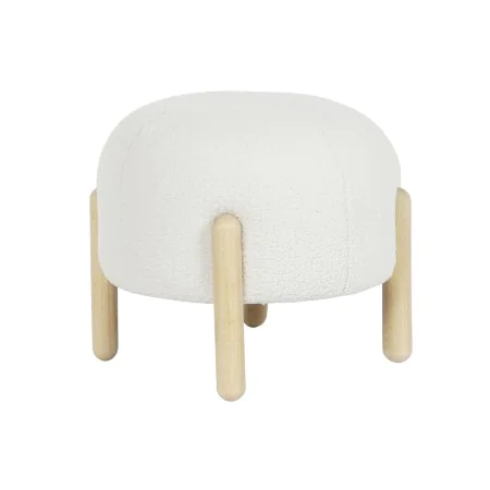 Repousa pés DKD Home Decor 45 x 45 x 36 cm Madeira Branco de DKD Home Decor, Pufes e repousa-pés - Ref: S3044136, Preço: 51,9...