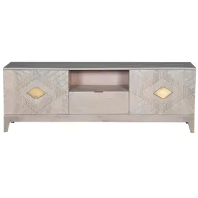 Móvel de TV DKD Home Decor Bege Metal Madeira de mangueira 175 x 40 x 60 cm de DKD Home Decor, Mesas e suportes para TV - Ref...