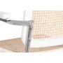 Chaise au sol DKD Home Decor Blanc Argenté Naturel 65,5 x 62 x 79 cm de DKD Home Decor, Chaises - Réf : S3044140, Prix : 144,...