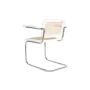 Chaise au sol DKD Home Decor Blanc Argenté Naturel 65,5 x 62 x 79 cm de DKD Home Decor, Chaises - Réf : S3044140, Prix : 144,...