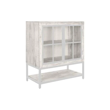 Buffet DKD Home Decor Blanc Métal Bois de manguier 85 x 45 x 100 cm de DKD Home Decor, Buffets, crédences et vaisseliers - Ré...