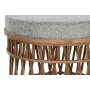 Footrest DKD Home Decor 40 x 40 x 48 cm Grey Brown Bamboo Tropical by DKD Home Decor, Footstools & Ottomans - Ref: S3044200, ...