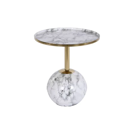 Side table DKD Home Decor 41 x 41 x 47 cm Golden White Iron by DKD Home Decor, Tables - Ref: S3044209, Price: 61,13 €, Discou...