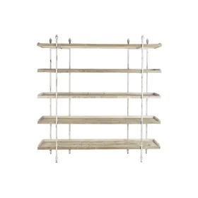 Estantería DKD Home Decor Blanco Natural Metal Abeto Madera de abeto 40 % Metal 190 x 40 x 200 cm de DKD Home Decor, Unidades...