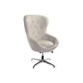 Sillón DKD Home Decor 73 x 74 x 113 cm Plateado Beige Acero de DKD Home Decor, Sillas - Ref: S3044229, Precio: 226,23 €, Desc...