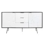 Credenza DKD Home Decor 150 x 43 x 80 cm Bianco Marrone scuro Legno di mango di DKD Home Decor, Credenze e buffet - Rif: S304...