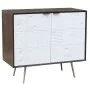 Buffet DKD Home Decor Blanc Marron Métal Bois de manguier 90 x 43 x 80 cm de DKD Home Decor, Buffets, crédences et vaisselier...