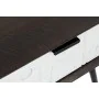 Comodino DKD Home Decor 45 x 38 x 50 cm Nero Metallo Bianco Legno di mango Wengue di DKD Home Decor, Comodini - Rif: S3044257...