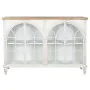 Buffet DKD Home Decor Blanc Naturel Verre Sapin 150 x 36 x 104 cm de DKD Home Decor, Buffets, crédences et vaisseliers - Réf ...