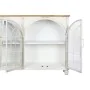 Buffet DKD Home Decor Blanc Naturel Verre Sapin 150 x 36 x 104 cm de DKD Home Decor, Buffets, crédences et vaisseliers - Réf ...