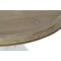 Mesa de apoio DKD Home Decor Branco Natural Metal Abeto 61,5 x 61,5 x 51 cm de DKD Home Decor, Jogos de móveis - Ref: S304429...