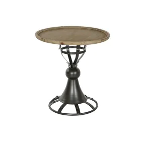 Mesa de apoio DKD Home Decor Abeto Preto Metal 60 x 60 x 63,5 cm de DKD Home Decor, Jogos de móveis - Ref: S3044305, Preço: 1...