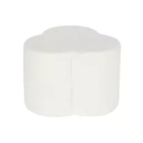 Reposapiés DKD Home Decor Blanco 53 x 53 x 40 cm de DKD Home Decor, Otomanas y reposapiés - Ref: S3044319, Precio: 67,23 €, D...