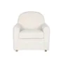 Poltrona DKD Home Decor Branco Poliéster Madeira 79 x 72 x 86 cm de DKD Home Decor, Cadeiras - Ref: S3044347, Preço: 282,46 €...