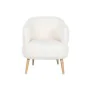 Siège DKD Home Decor Blanc Naturel Bois 70 x 70 x 80 cm de DKD Home Decor, Chaises - Réf : S3044351, Prix : 225,13 €, Remise : %