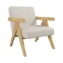 Armchair DKD Home Decor White Polyester Wood 64 x 66 x 79 cm by DKD Home Decor, Chairs - Ref: S3044352, Price: 196,18 €, Disc...