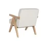 Armchair DKD Home Decor White Polyester Wood 64 x 66 x 79 cm by DKD Home Decor, Chairs - Ref: S3044352, Price: 196,18 €, Disc...