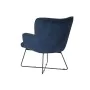 Siège DKD Home Decor Bleu Noir Métal 68 x 76 x 90 cm de DKD Home Decor, Chaises - Réf : S3044356, Prix : 205,94 €, Remise : %