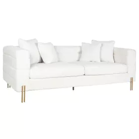 Divano DKD Home Decor Bianco Metallo 205 x 85 x 73 cm di DKD Home Decor, Divani - Rif: S3044357, Prezzo: 692,30 €, Sconto: %