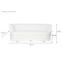 Sofá DKD Home Decor Blanco 193 x 92 x 79 cm de DKD Home Decor, Sofás - Ref: S3044359, Precio: 690,31 €, Descuento: %