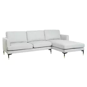 Chaise Longue Sofa DKD Home Decor Light grey Metal 250 x 160 x 85 cm by DKD Home Decor, Chairs - Ref: S3044363, Price: 843,09...