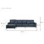 Sofa DKD Home Decor Blau Metall 300 x 160 x 85 cm von DKD Home Decor, Sofas - Ref: S3044364, Preis: 794,10 €, Rabatt: %