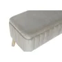 Banqueta DKD Home Decor Gris Burdeos Dorado Abeto 100 x 44 x 47 cm (2 Unidades) de DKD Home Decor, Sillas - Ref: S3044366, Pr...