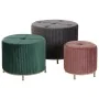 Repose-pied DKD Home Decor Velours 60 x 60 x 45 cm Bois MDF de DKD Home Decor, Poufs et repose-pieds - Réf : S3044367, Prix :...