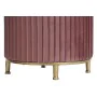 Footrest DKD Home Decor Velvet 60 x 60 x 45 cm MDF Wood by DKD Home Decor, Footstools & Ottomans - Ref: S3044367, Price: 151,...