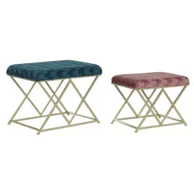 Bench DKD Home Decor 62 x 42 x 47 cm Metal by DKD Home Decor, Chairs - Ref: S3044375, Price: 100,58 €, Discount: %