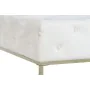 Banqueta DKD Home Decor Branco Dourado Metal 100 x 100 x 45 cm de DKD Home Decor, Cadeiras - Ref: S3044384, Preço: 148,64 €, ...